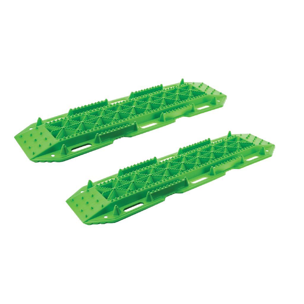 HULK 4X4 NYLON RECOVERY TRACKS (2PK) – GREEN | West Coast Off Road