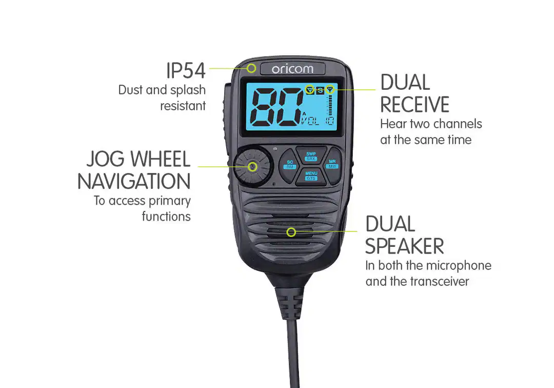 DTX4200XP IP54 Dual Receive UHF CB Radio - Image 5