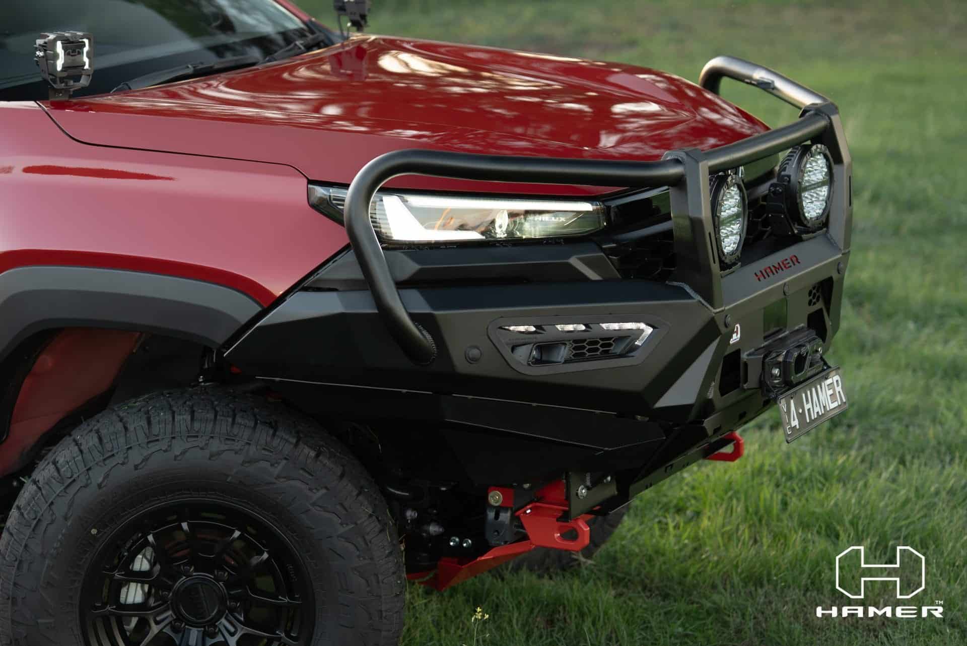 West Coast Off Road Atlas Series Plus bull bar on Toyota Hilux 2026+.
