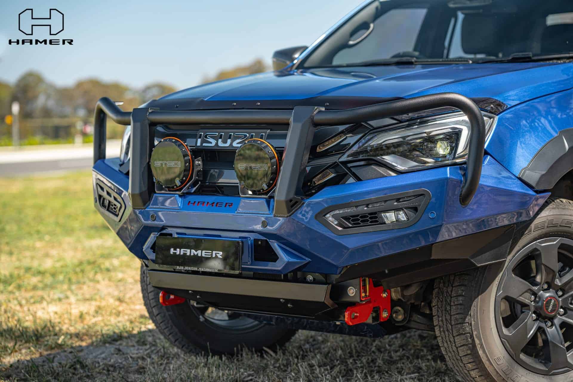 Isuzu D-Max with West Coast Off Road Atlas Series Plus bull bar.