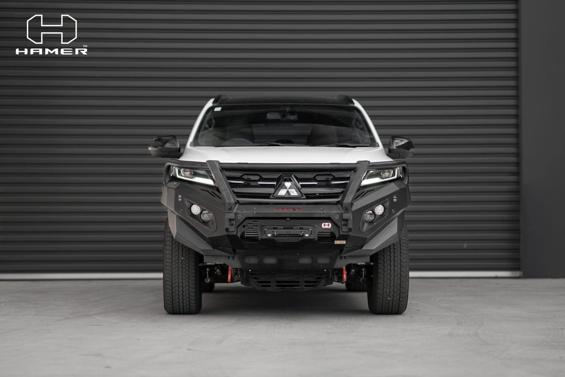 King series Plus bull bar for Mitsubishi Pajero Sport QG ( 2024 – Present ) - Image 2