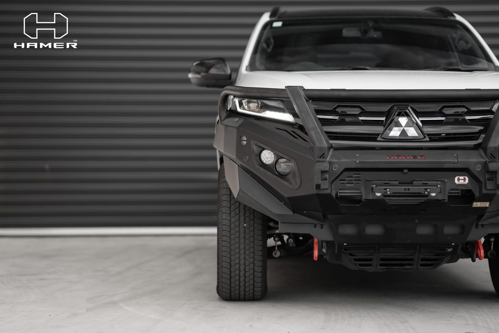 King series Plus bull bar for Mitsubishi Pajero Sport QG ( 2024 – Present ) - Image 3