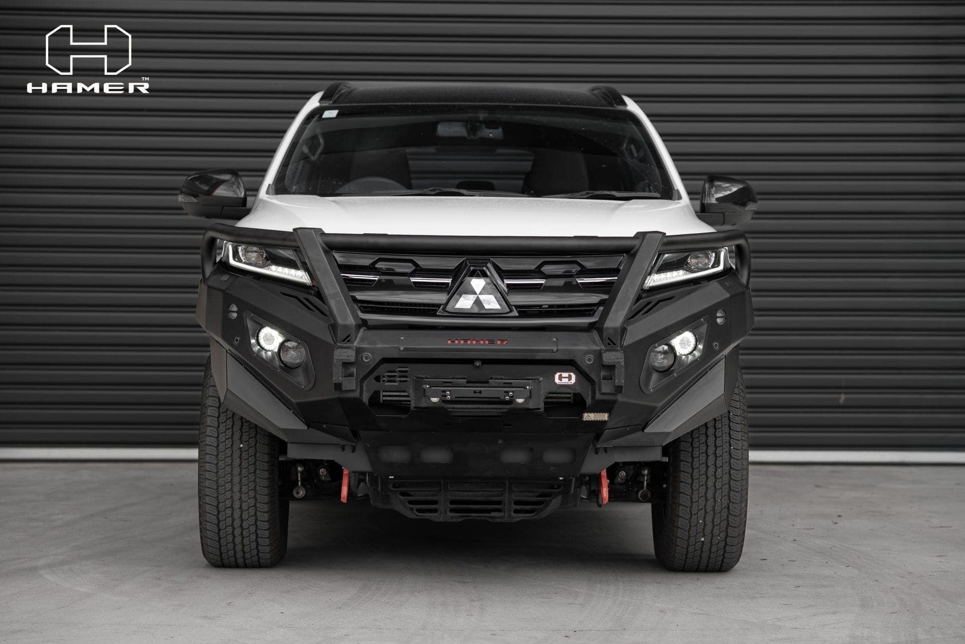 King series Plus bull bar for Mitsubishi Pajero Sport QG ( 2024 – Present ) - Image 4