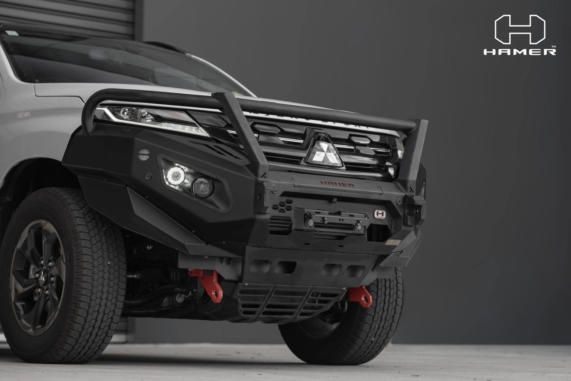 King series Plus bull bar for Mitsubishi Pajero Sport QG ( 2024 – Present ) - Image 5