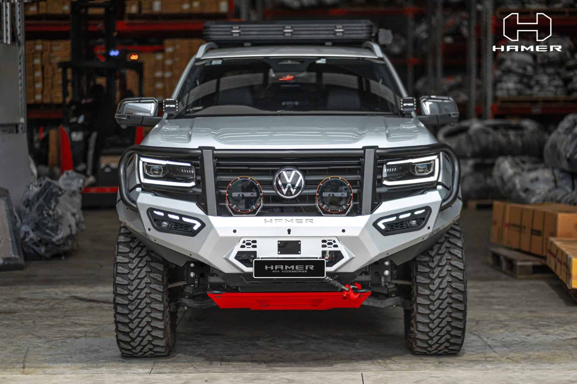 Volkswagen Amarok with West Coast Off Road Atlas Series Plus bull bar.
