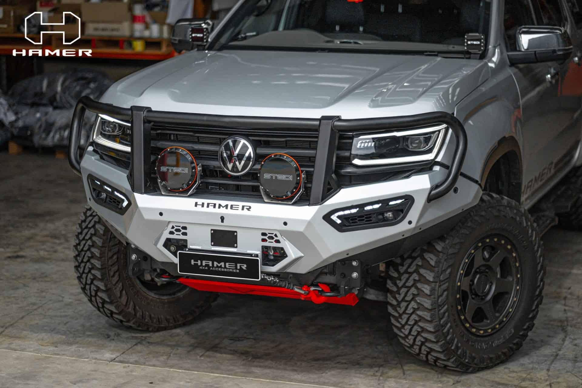 Volkswagen Amarok with West Coast Off Road Atlas Series Plus bull bar.