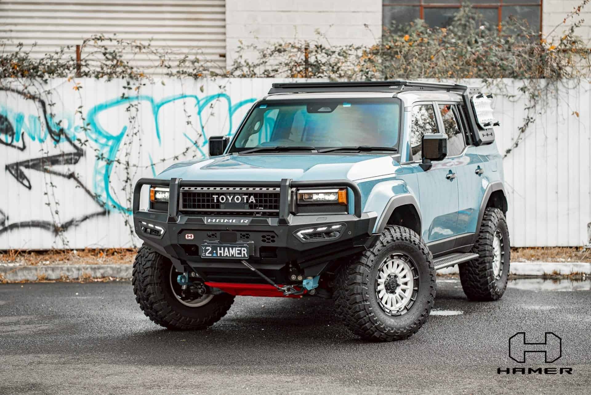 Toyota Landcruiser Prado 250 with West Coast Off Road bull bar.